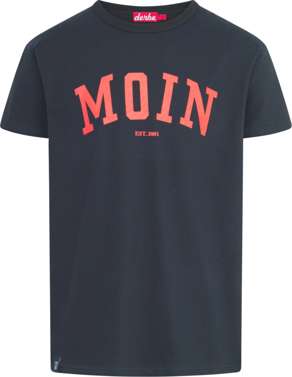 Derbe T-Shirt Moin Derbe T-Shirt Moin Farbe / color: jet black/red ()