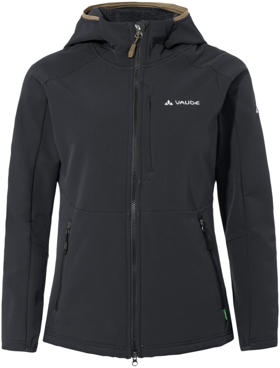 VAUDE Womens Elope Stormfleece Hoody VAUDE Womens Elope Stormfleece Hoody Farbe / color: phantom black ()