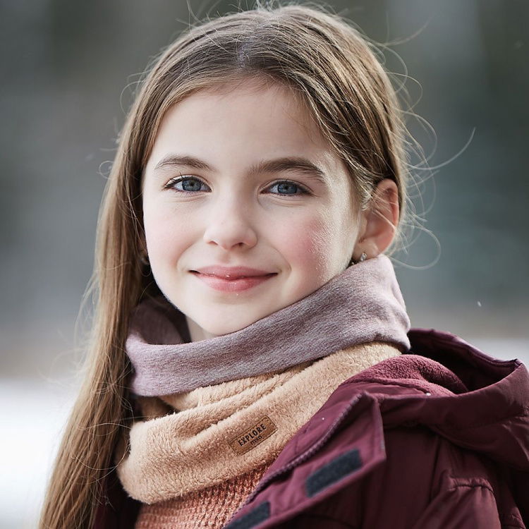 bordeaux/hellbraun mel.