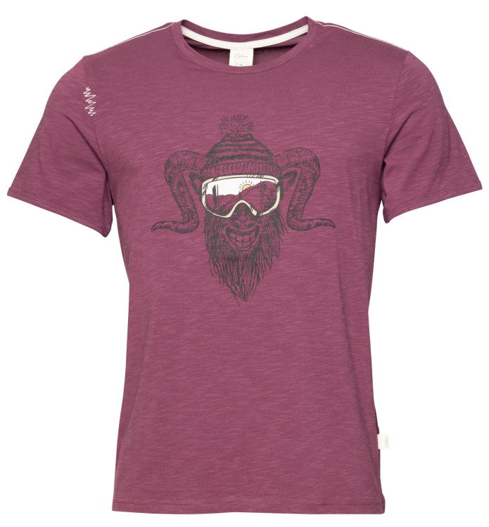 Chillaz Rock Hero Winter T-Shirt Men Chillaz Rock Hero Winter T-Shirt Men Farbe / color: dark bordeaux ()
