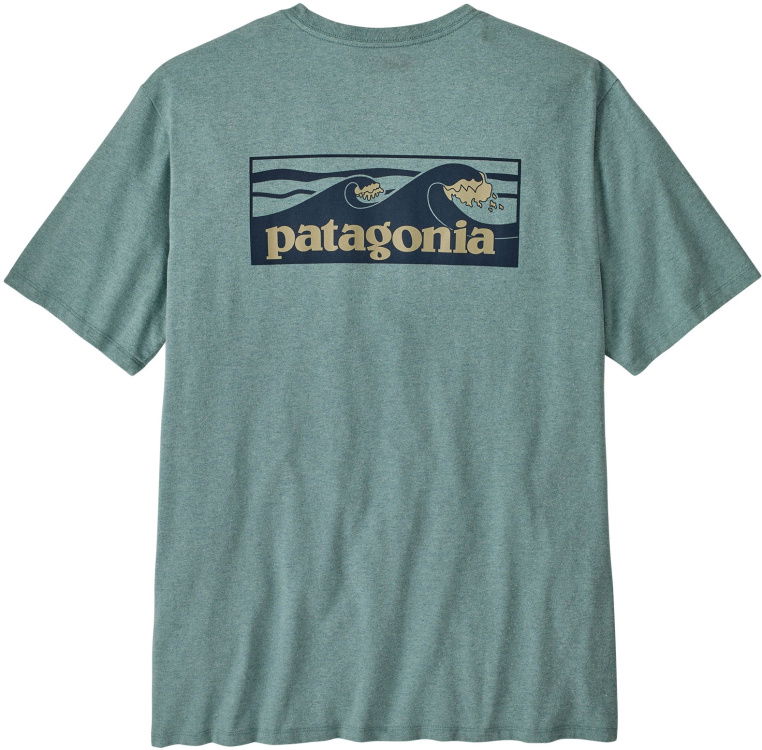 Patagonia M's Boardshort Logo Pocket Responsibili-Tee Patagonia M's Boardshort Logo Pocket Responsibili-Tee Farbe / color: blue sage ()