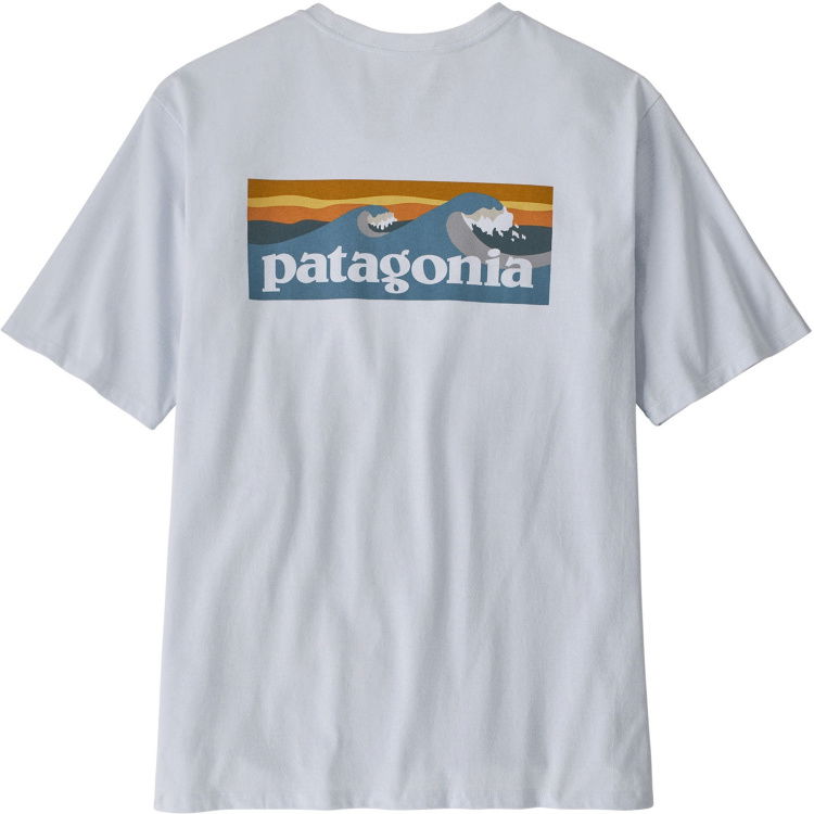 Patagonia M's Boardshort Logo Pocket Responsibili-Tee Patagonia M's Boardshort Logo Pocket Responsibili-Tee Farbe / color: white ()