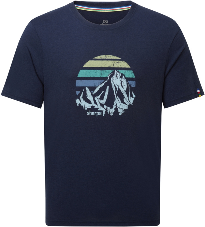 Sherpa Adventure Gear Bali Retro Sunset Tee Sherpa Adventure Gear Bali Retro Sunset Tee Farbe / color: rathee blue ()