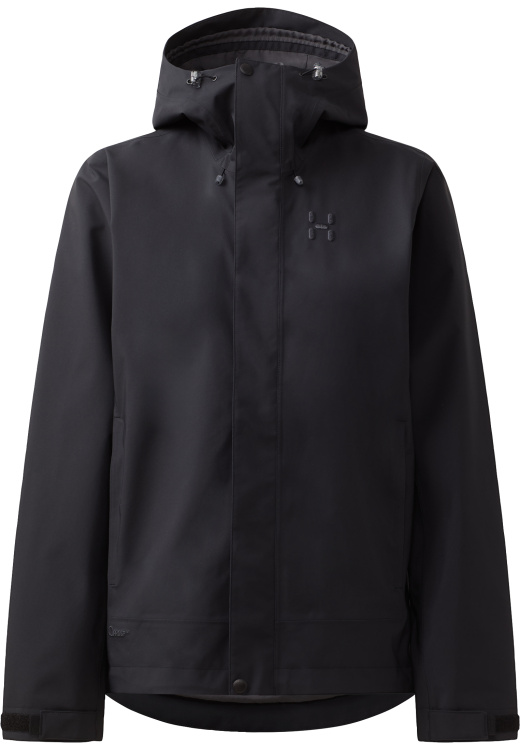 Haglöfs Breeze Proof Jacket Women Haglöfs Breeze Proof Jacket Women Farbe / color: true black ()