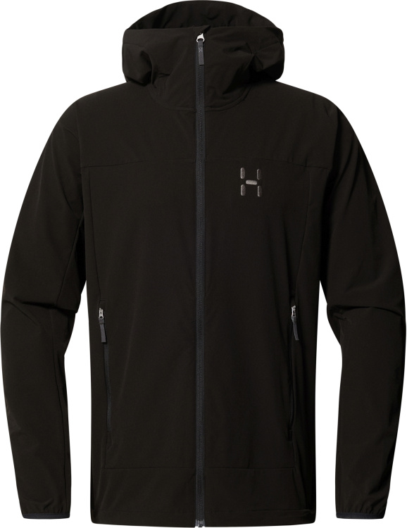 Haglöfs Rosson Softshell Hood Men Haglöfs Rosson Softshell Hood Men Farbe / color: true black ()