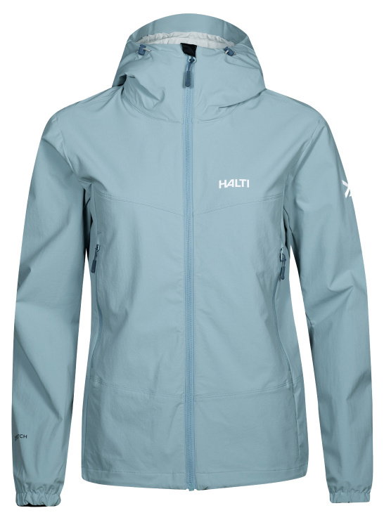 Halti Pallas Evo X Stretch Hooded Jacket Womens Halti Pallas Evo X Stretch Hooded Jacket Womens Farbe / color: tourmaline blue ()