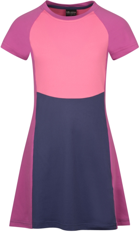 Trollkids Girls Senja Dress Trollkids Girls Senja Dress Farbe / color: violet blue/mallow pink ()