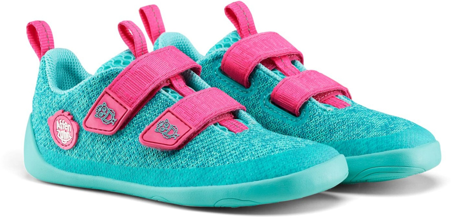 Affenzahn Barfußschuh Knit Happy Affenzahn Barfußschuh Knit Happy Farbe / color: Eule türkis ()