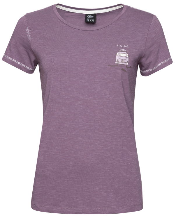 Chillaz Gandia E Ciao T-Shirt Women Chillaz Gandia E Ciao T-Shirt Women Farbe / color: dark violet ()