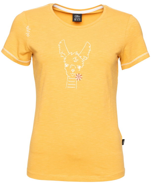 Chillaz Gandia Happy Alpaca T-Shirt Women Chillaz Gandia Happy Alpaca T-Shirt Women Farbe / color: ochre ()