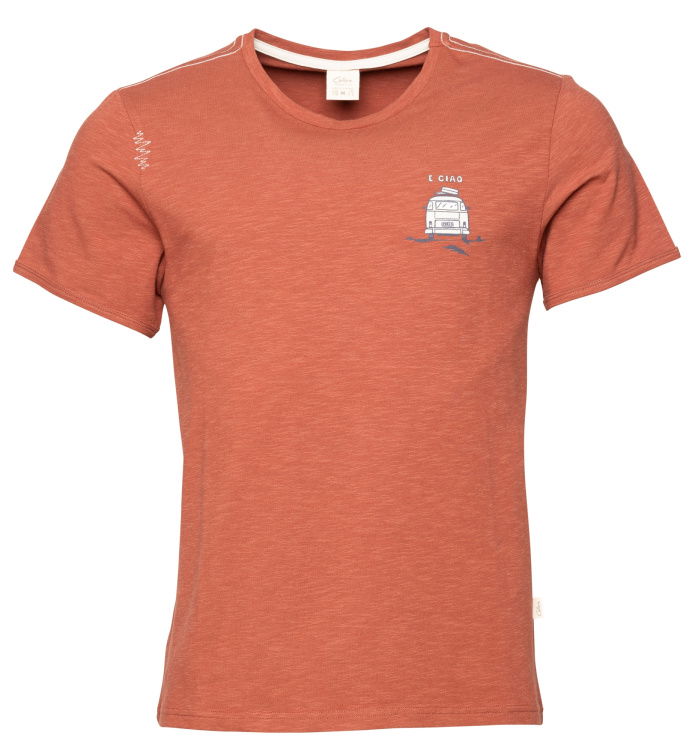 Chillaz E Ciao T-Shirt Men Chillaz E Ciao T-Shirt Men Farbe / color: brick ()