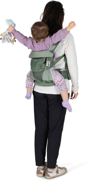 Trageposition hinten / carry position on back