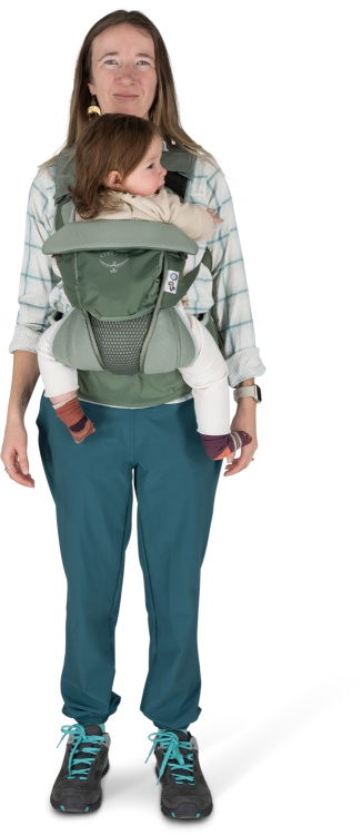 Trageposition vorn nach innen / carry position front facing inwards