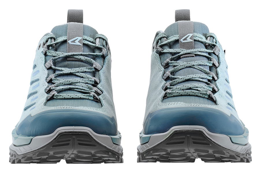 Detailansicht / detail, rauchblau/weiß