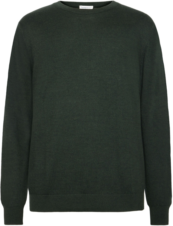KnowledgeCotton Apparel Merino Knit Crew KnowledgeCotton Apparel Merino Knit Crew Farbe / color: forest night ()