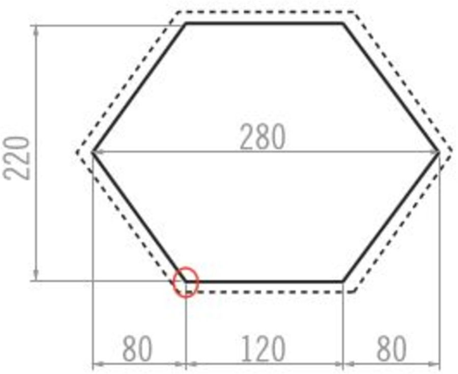 Grundriss 2P. / Groundsheet 2P.