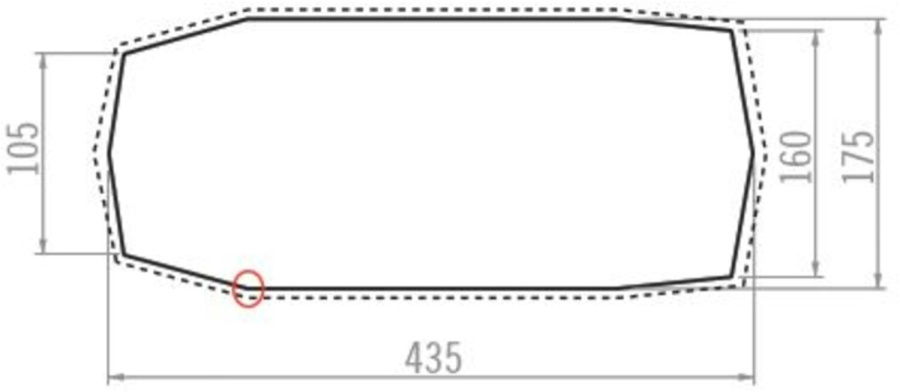Grundriss 3P. / Groundsheet 3P.