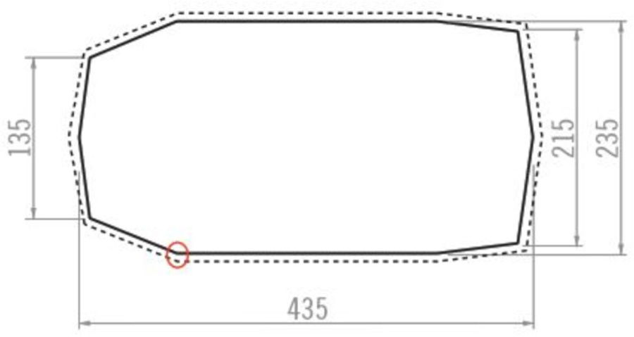 Grundriss 4P. / Groundsheet 4P.