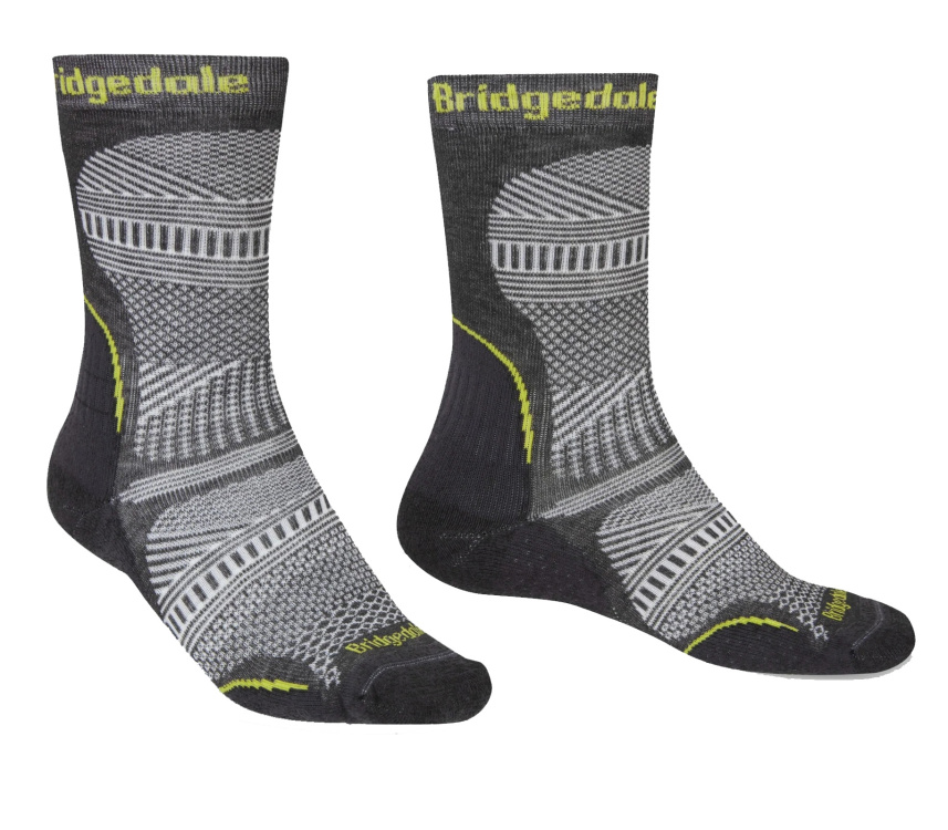 Bridgedale Hike Ultralight T2 Coolmax Performance Boot Bridgedale Hike Ultralight T2 Coolmax Performance Boot Farbe / color: graphite ()