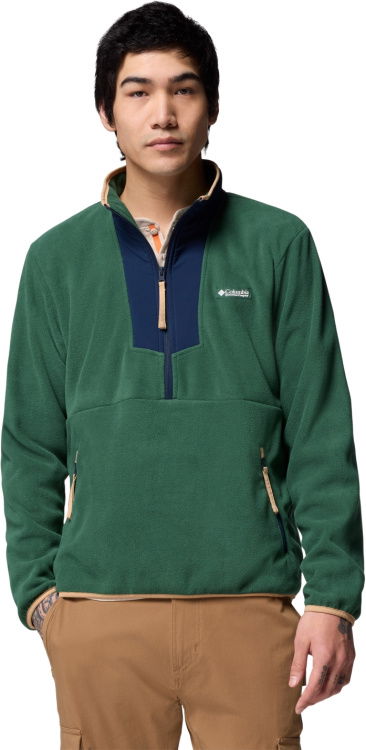Columbia Sequoia Grove Half Zip Fleece Columbia Sequoia Grove Half Zip Fleece Farbe / color: rain forest, collegiate navy ()