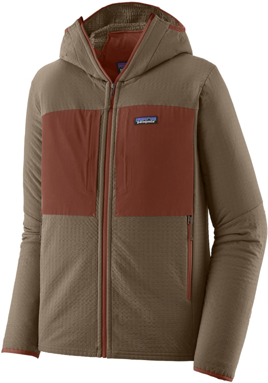 Patagonia Mens R2 TechFace Hoody Patagonia Mens R2 TechFace Hoody Farbe / color: marlow brown ()