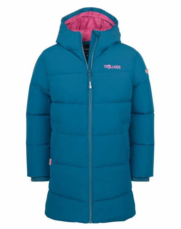 Trollkids Girls Aurland Coat XT Trollkids Girls Aurland Coat XT Farbe / color: madeira blue/bright berry ()