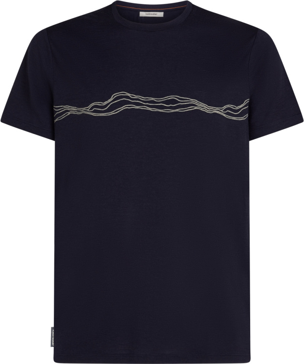 Icebreaker Tech Lite SS Tee Mountain Pulse Icebreaker Tech Lite SS Tee Mountain Pulse Farbe / color: midnight navy ()