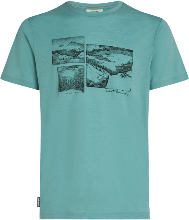Icebreaker Tech Tee SS Tee The Climb Icebreaker Tech Tee SS Tee The Climb Farbe / color: hydro ()