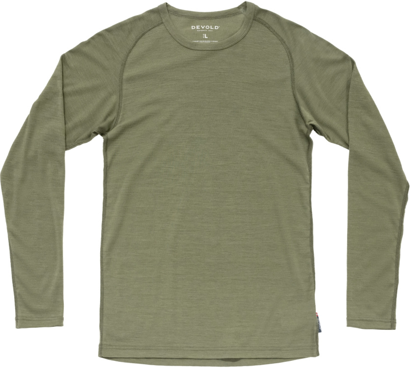 Devold Lauparen Merino 190 Base Shirt Man Devold Lauparen Merino 190 Base Shirt Man Farbe / color: lichen ()