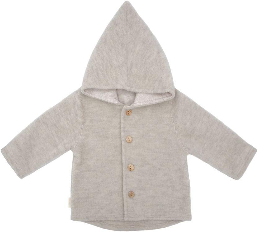maximo GOTS Wollfleece Baby Jacke maximo GOTS Wollfleece Baby Jacke Farbe / color: beige ()