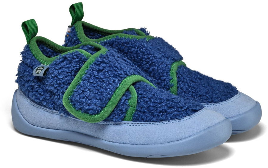 Affenzahn Barfußschuh Hausschuh Vegan Fleecy Affenzahn Barfußschuh Hausschuh Vegan Fleecy Farbe / color: Paradiesvogel blau ()