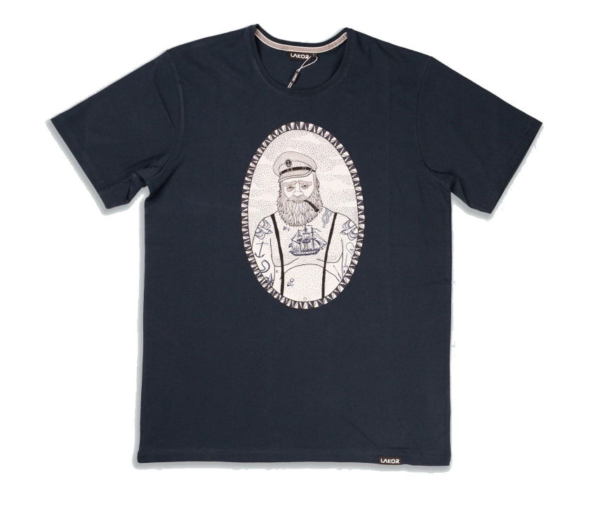 Lakor Dad Bod T-Shirt Lakor Dad Bod T-Shirt Farbe / color: blueberry ()