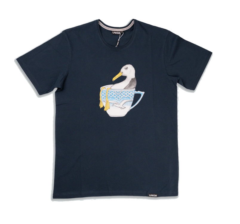 Lakor Seagull in a Cup T-Shirt Lakor Seagull in a Cup T-Shirt Farbe / color: blueberry ()