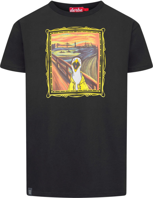 Derbe T-Shirt Schreimöwe Derbe T-Shirt Schreimöwe Farbe / color: jet black ()