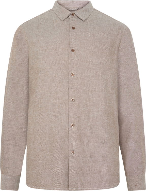 KnowledgeCotton Apparel Heavy Twill Flannel Shirt KnowledgeCotton Apparel Heavy Twill Flannel Shirt Farbe / color: demitasse ()