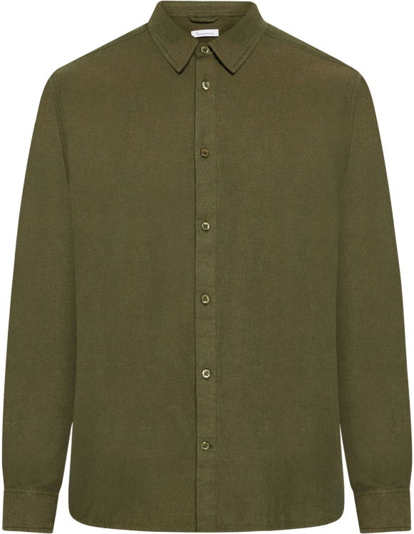 KnowledgeCotton Apparel Heavy Twill Flannel Shirt KnowledgeCotton Apparel Heavy Twill Flannel Shirt Farbe / color: forest night ()