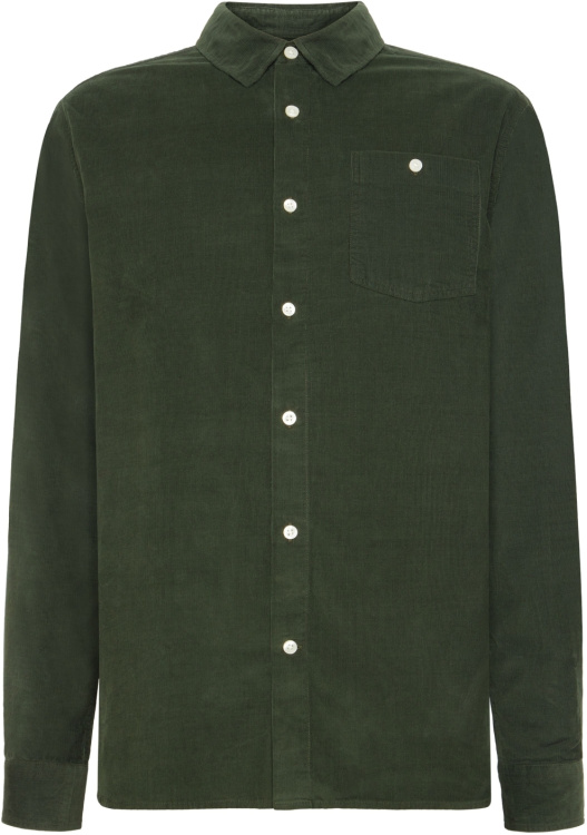 KnowledgeCotton Apparel 26 Wales Cordury Shirt KnowledgeCotton Apparel 26 Wales Cordury Shirt Farbe / color: forest night ()