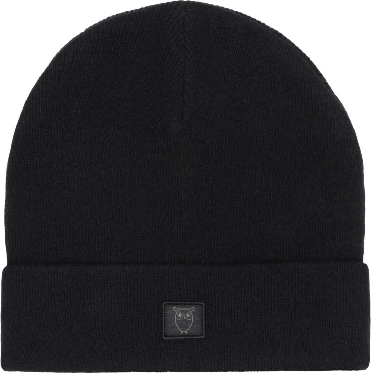 KnowledgeCotton Apparel Double Layer Wool Beanie KnowledgeCotton Apparel Double Layer Wool Beanie Farbe / color: black ()