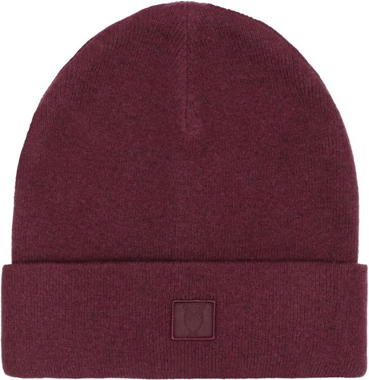 KnowledgeCotton Apparel Double Layer Wool Beanie KnowledgeCotton Apparel Double Layer Wool Beanie Farbe / color: fig ()
