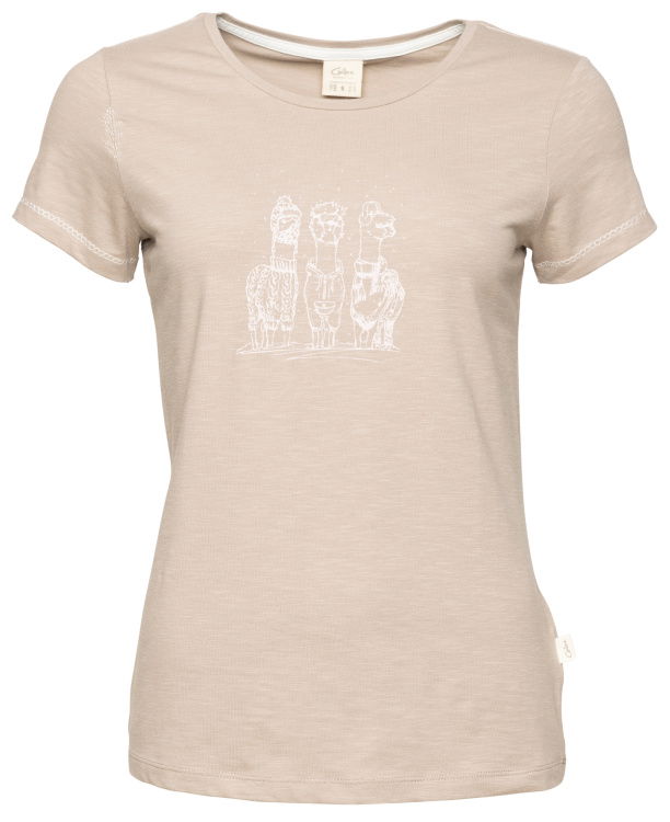 Chillaz Gandia Alpaca Gang Winter T-Shirt Women Chillaz Gandia Alpaca Gang Winter T-Shirt Women Farbe / color: dark sand ()