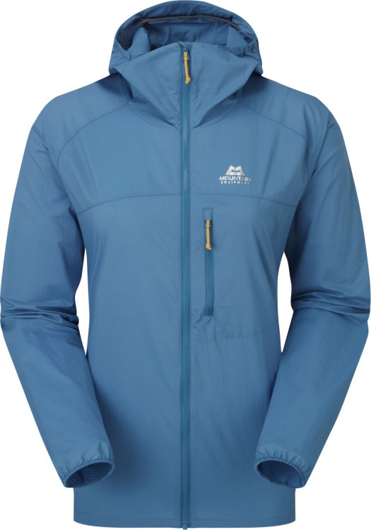 Mountain Equipment Aerofoil Hooded Womens Jacket Mountain Equipment Aerofoil Hooded Womens Jacket Farbe / color: stellar blue ()