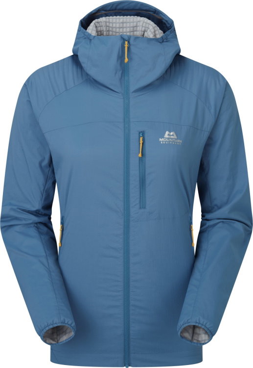 Mountain Equipment Aerotherm Hooded Womens Jacket Mountain Equipment Aerotherm Hooded Womens Jacket Farbe / color: stellar blue ()