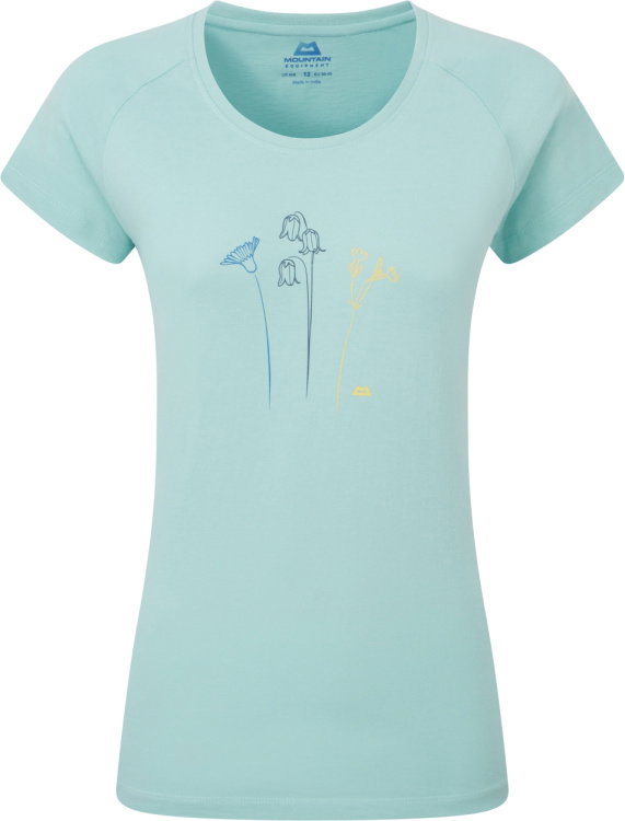 Mountain Equipment Mountain Flower Womens Tee Mountain Equipment Mountain Flower Womens Tee Farbe / color: aqua ()