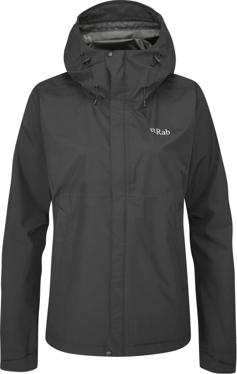 Rab Downpour Eco Jacket Womens Rab Downpour Eco Jacket Womens Farbe / color: black ()