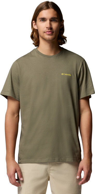 Columbia CSC Outdoor Back Graphic Tee Columbia CSC Outdoor Back Graphic Tee Farbe / color: stone green/shining sandscape ()