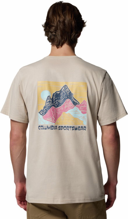 Columbia CSC Outdoor Back Graphic Tee Columbia CSC Outdoor Back Graphic Tee Farbe / color: dark stone/sunscape ()