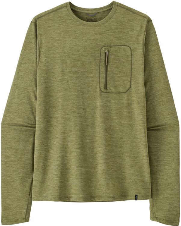 Patagonia Mens LS Cap Cool Sun Shirt Patagonia Mens LS Cap Cool Sun Shirt Farbe / color: caper green/buckhorn green x-dye ()