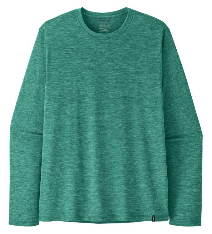 Patagonia Mens LS Cap Cool Daily Shirt Patagonia Mens LS Cap Cool Daily Shirt Farbe / color: gem green/light gem green x-dye ()