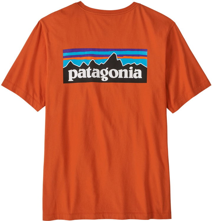 Patagonia Mens P-6 Logo T-Shirt Patagonia Mens P-6 Logo T-Shirt Farbe / color: coal orange ()