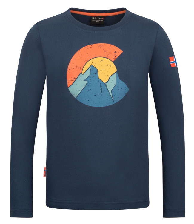 Trollkids Kids Halsafjord Longsleeve Trollkids Kids Halsafjord Longsleeve Farbe / color: mystic blue ()
